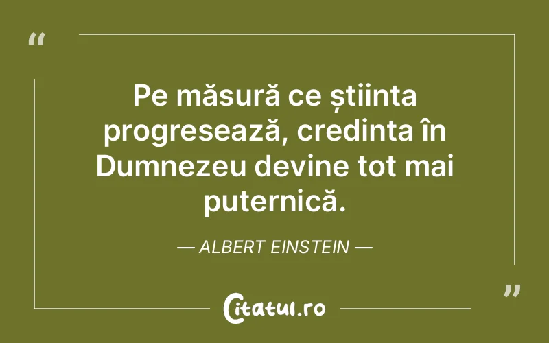 Citat Albert Einstein - citate crestine