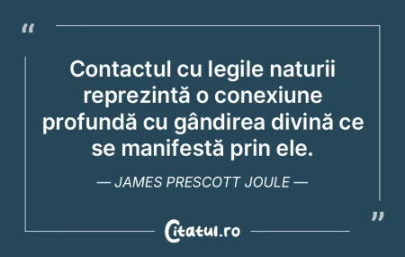 Contactul cu legile naturii reprezintă ... Contactul cu legile naturii reprezintă ...