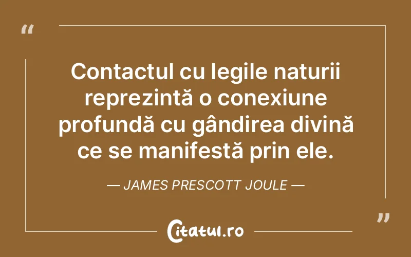 Citat James Prescott Joule - citate crestine