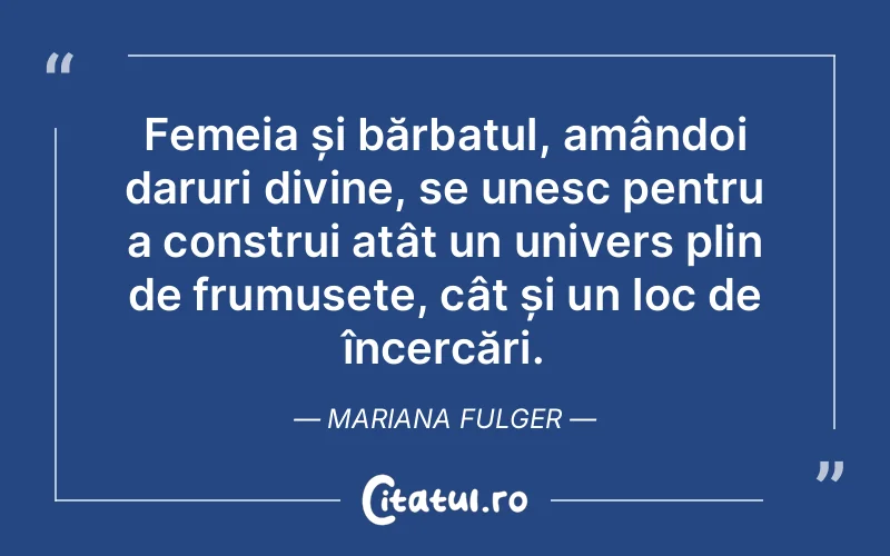Citat Mariana Fulger - citate crestine
