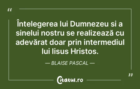 Înțelegerea lui Dumnezeu și a sinelui... Înțelegerea lui Dumnezeu și a sinelui...