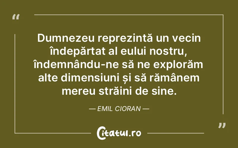 Citat Emil Cioran - citate crestine