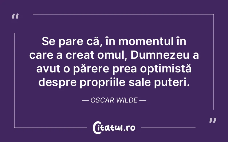 Citat Oscar Wilde - citate crestine