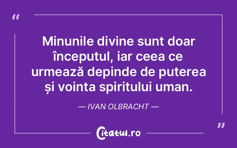 Citat Ivan Olbracht - citate crestine