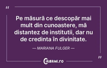 Pe măsură ce descopăr mai mult din cu... Pe măsură ce descopăr mai mult din cu...