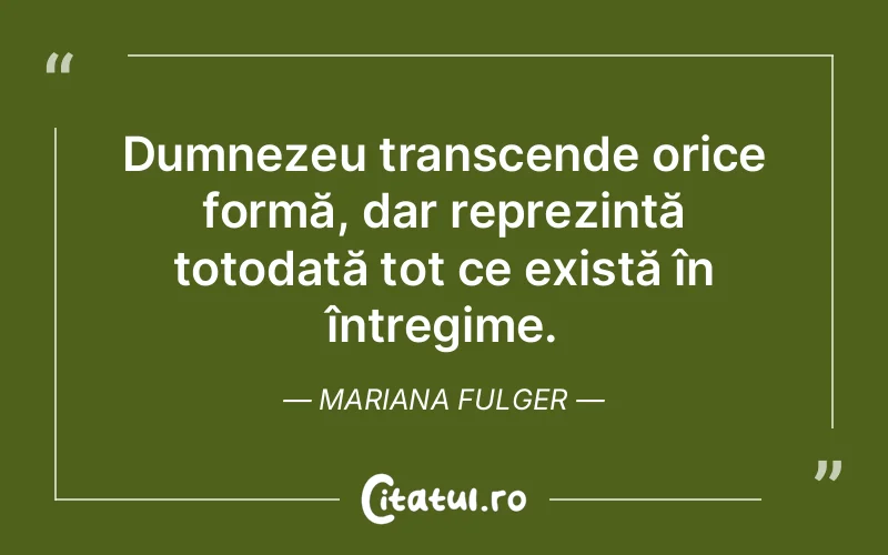 Citat Mariana Fulger - citate crestine
