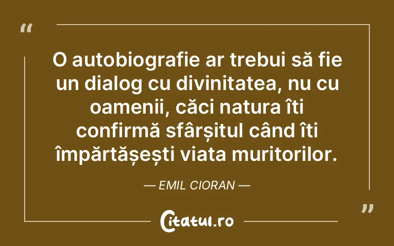 Citat Emil Cioran - citate crestine