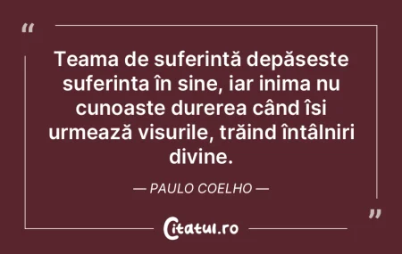 Teama de suferință depășește suferi... Teama de suferință depășește suferi...