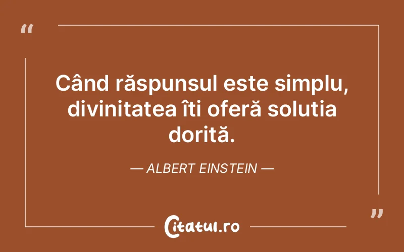 Citat Albert Einstein - citate crestine