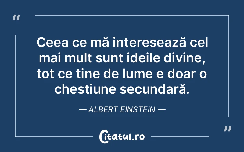 Citat Albert Einstein - citate crestine