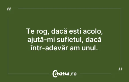 Te rog, dacă ești acolo, ajută-mi suf... Te rog, dacă ești acolo, ajută-mi suf...
