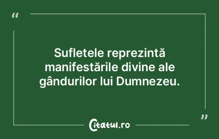 Sufletele reprezintă manifestările div... Sufletele reprezintă manifestările div...
