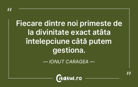 Fiecare dintre noi primește de la divin... Fiecare dintre noi primește de la divin...