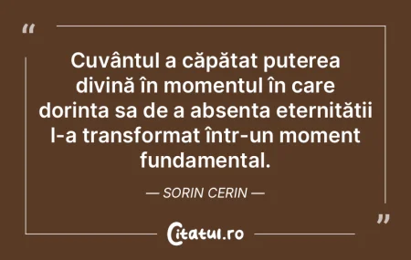 Cuvântul a căpătat puterea divină î... Cuvântul a căpătat puterea divină î...