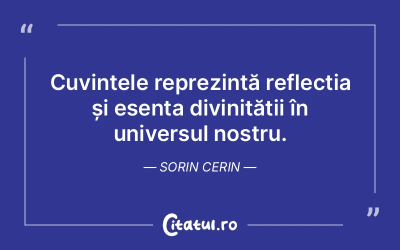 Citat Sorin Cerin - citate crestine