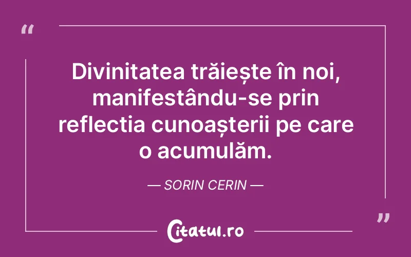 Citat Sorin Cerin - citate crestine