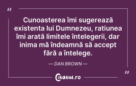 Cunoașterea îmi sugerează existența ... Cunoașterea îmi sugerează existența ...