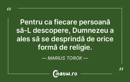 Pentru ca fiecare persoană să-L descop...