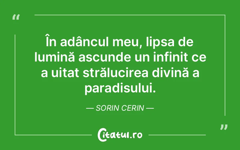 Citat Sorin Cerin - citate crestine