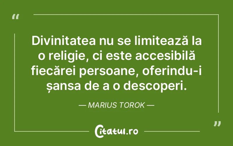 Citat Marius Torok - citate crestine