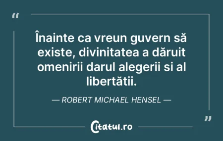 Înainte ca vreun guvern să existe, div... Înainte ca vreun guvern să existe, div...