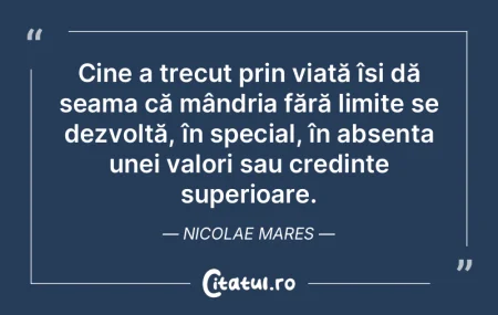 Cine a trecut prin viață își dă sea...
