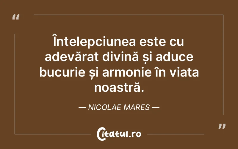 Citat Nicolae Mares - citate crestine