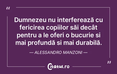 Dumnezeu nu interferează cu fericirea c... Dumnezeu nu interferează cu fericirea c...