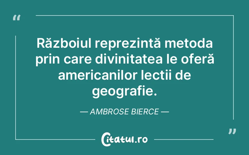 Citat Ambrose Bierce - citate crestine