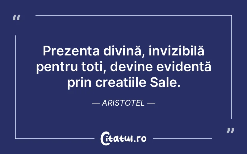 Citat Aristotel - citate crestine