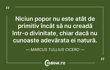 Niciun popor nu este atât de primitiv Ã... Niciun popor nu este atât de primitiv Ã...