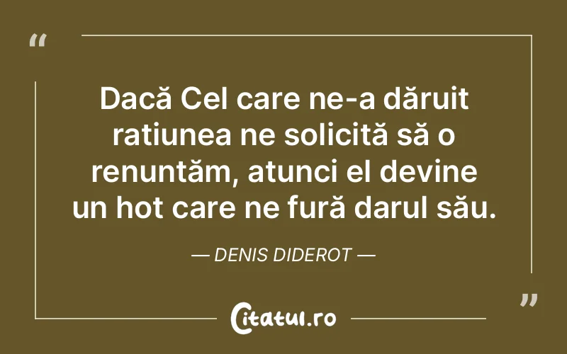 Citat Denis Diderot - citate crestine