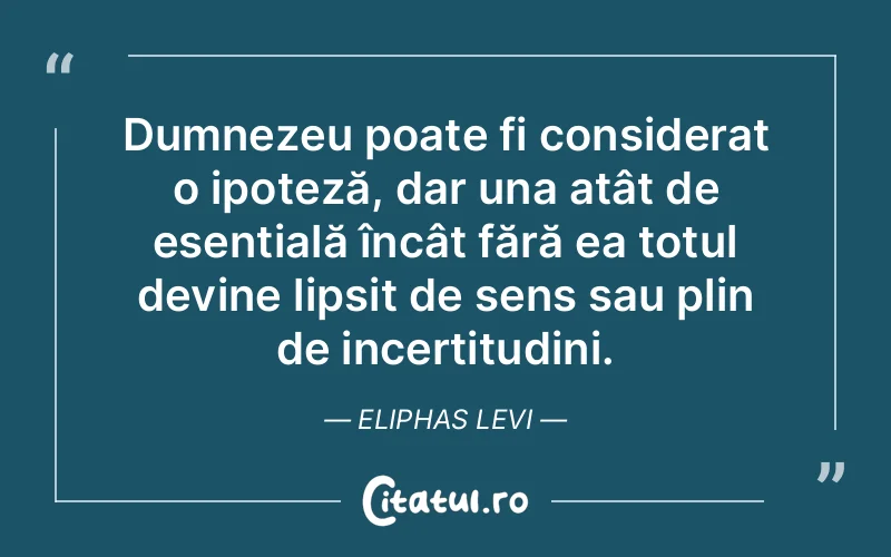 Citat Eliphas Levi - citate crestine