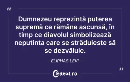 Dumnezeu reprezintă puterea supremă ce... Dumnezeu reprezintă puterea supremă ce...