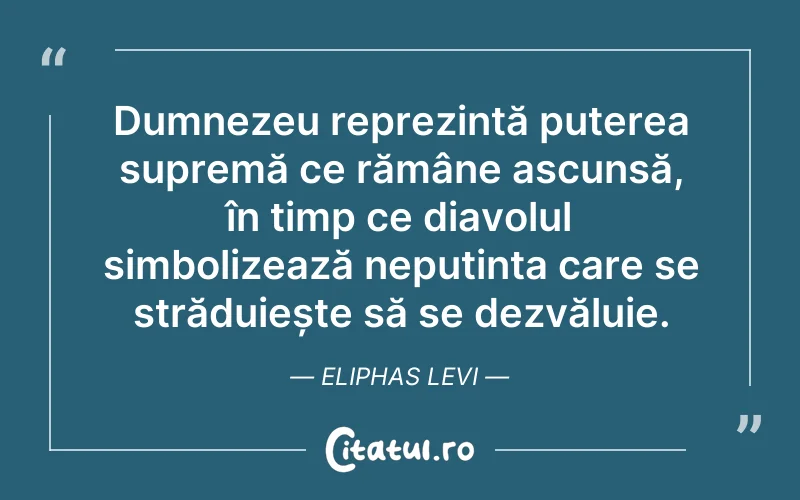 Citat Eliphas Levi - citate crestine