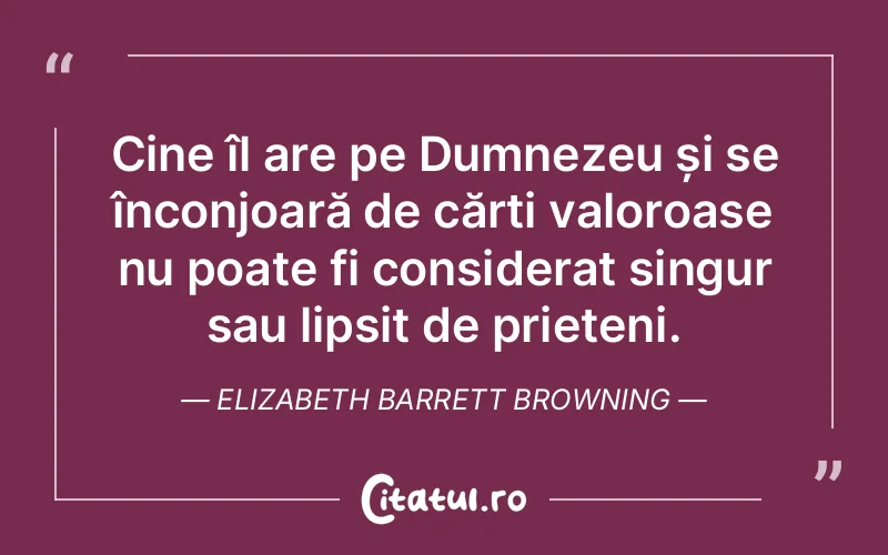 Citat Elizabeth Barrett Browning - citate crestine