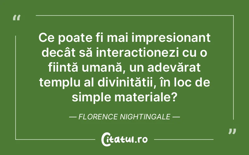 Citat Florence Nightingale - citate crestine