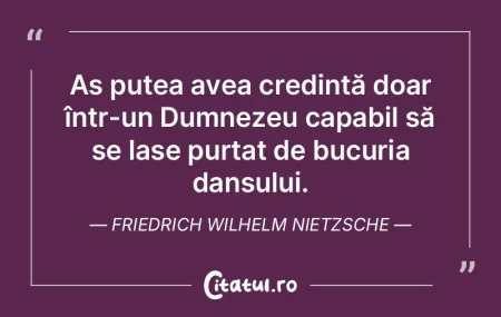 Aș putea avea credință doar într-un ... Aș putea avea credință doar într-un ...