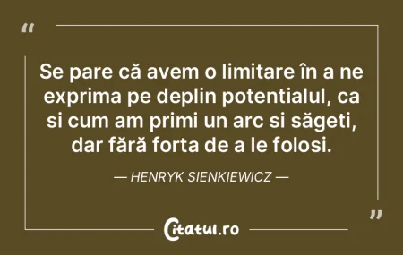 Se pare că avem o limitare în a ne exp... Se pare că avem o limitare în a ne exp...