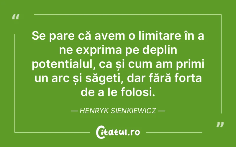 Citat Henryk Sienkiewicz - citate crestine