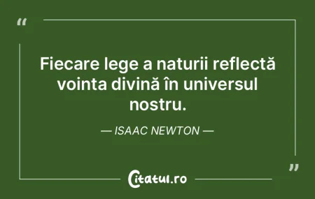 Fiecare lege a naturii reflectă voința... Fiecare lege a naturii reflectă voința...
