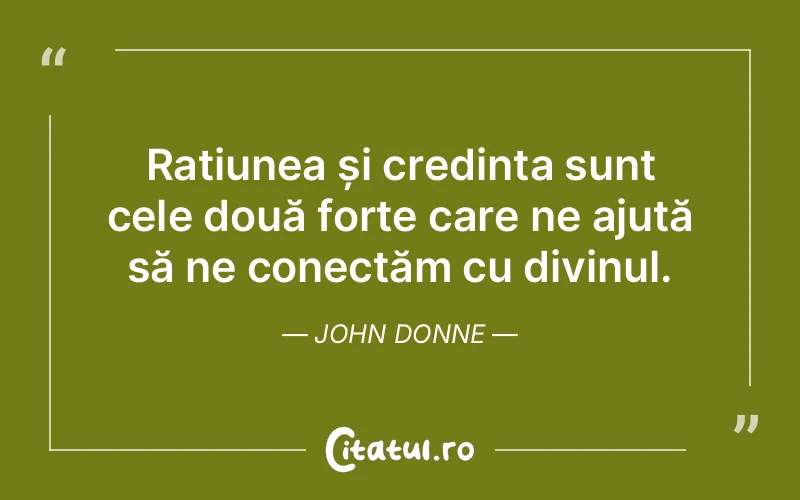 Citat John Donne - citate crestine
