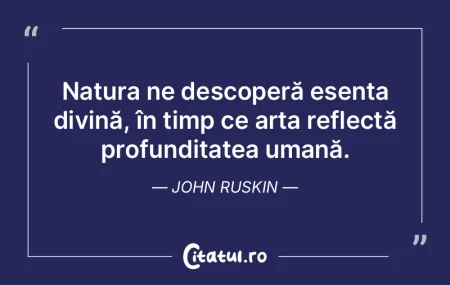 Natura ne descoperă esența divină, î... Natura ne descoperă esența divină, î...