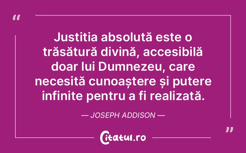 Citat Joseph Addison - citate crestine