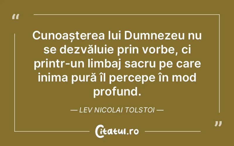 Citat Lev Nicolai Tolstoi - citate crestine