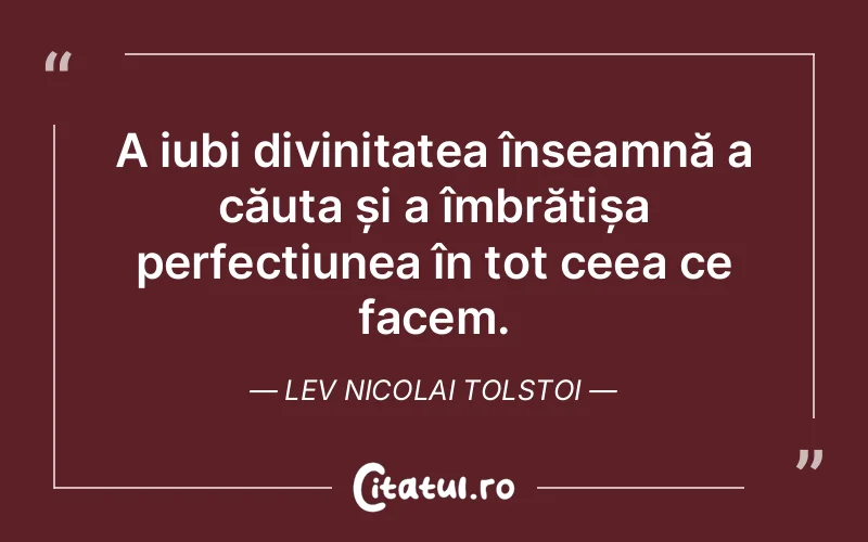 Citat Lev Nicolai Tolstoi - citate crestine