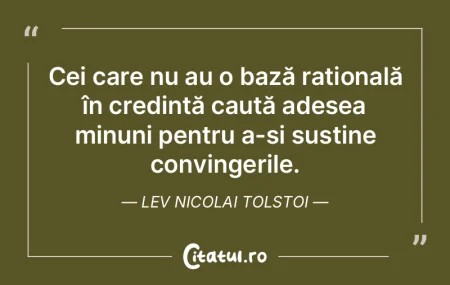 Cei care nu au o bază rațională în c... Cei care nu au o bază rațională în c...