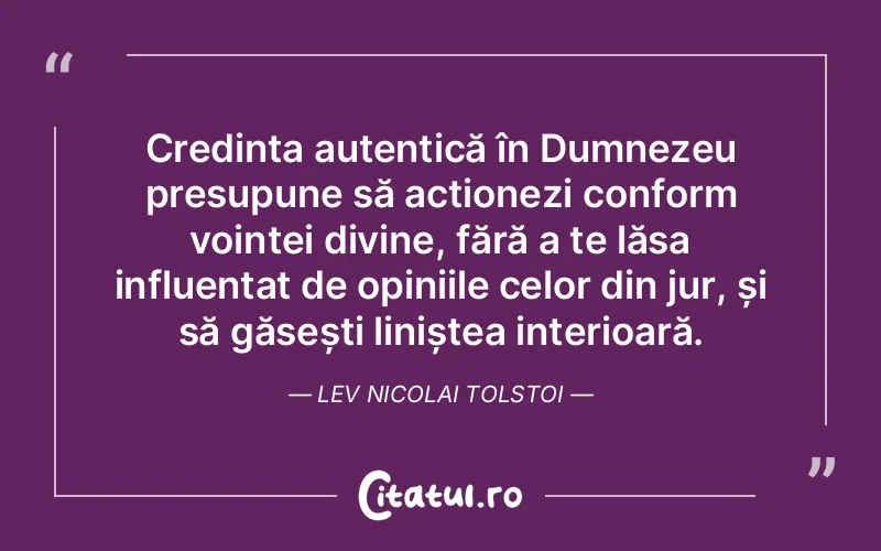 Citat Lev Nicolai Tolsto - citate crestine