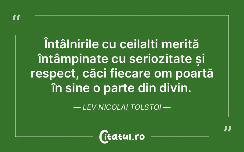 Citat Lev Nicolai Tolstoi - citate crestine