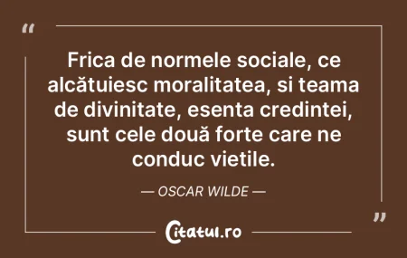 Frica de normele sociale, ce alcătuiesc... Frica de normele sociale, ce alcătuiesc...